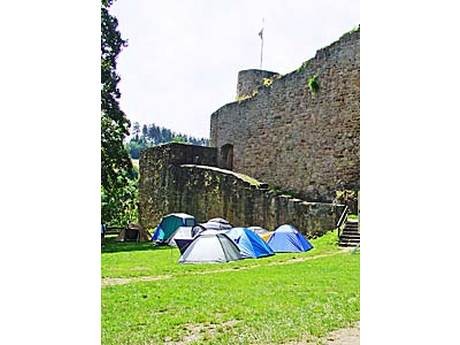 Gruppencampingplatz  auf dem Campingplatz Wallenstein